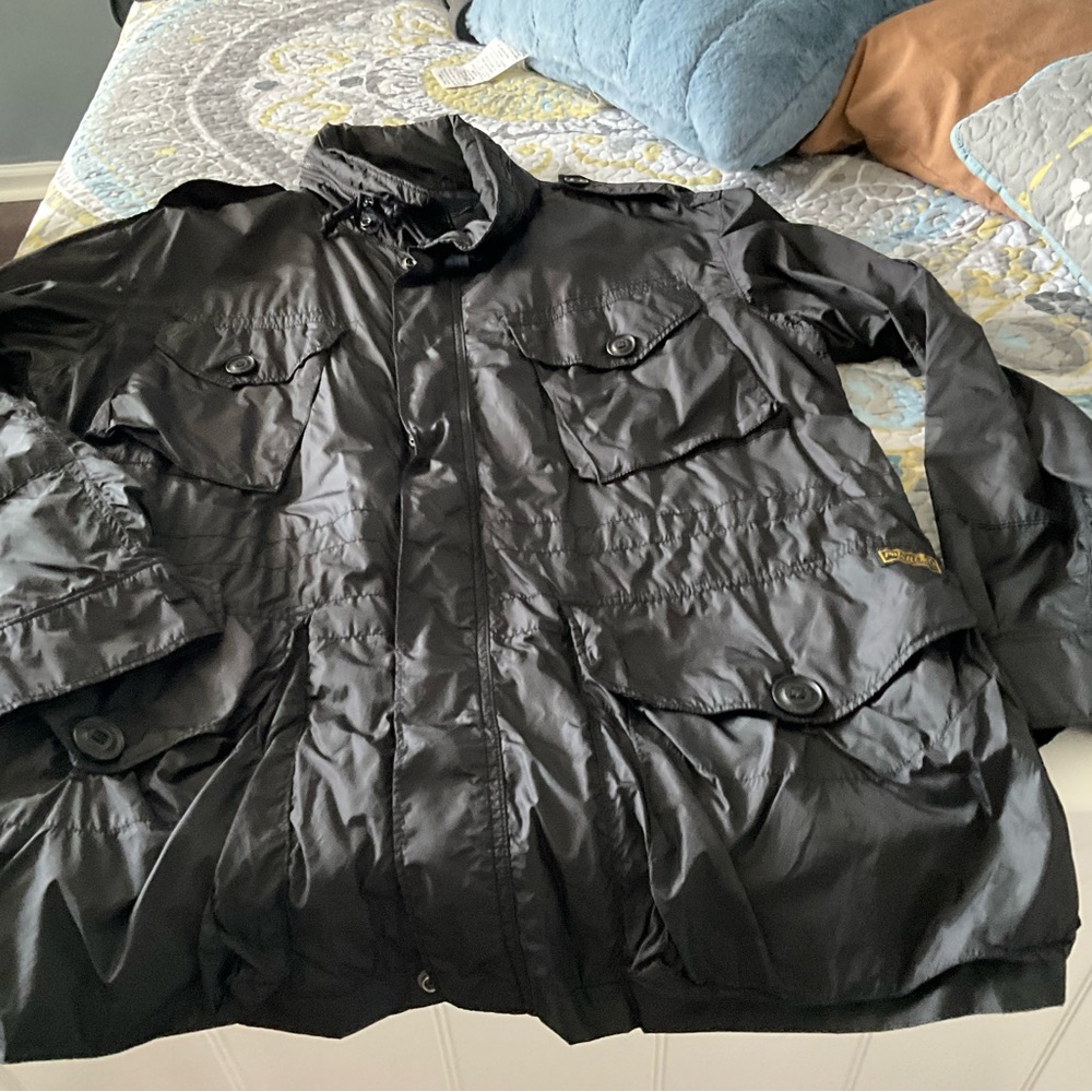 Ralph Lauren Black Military Field Jacket